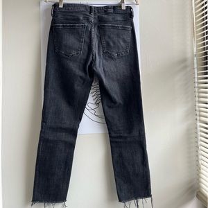 Petite Black Straight Jeans